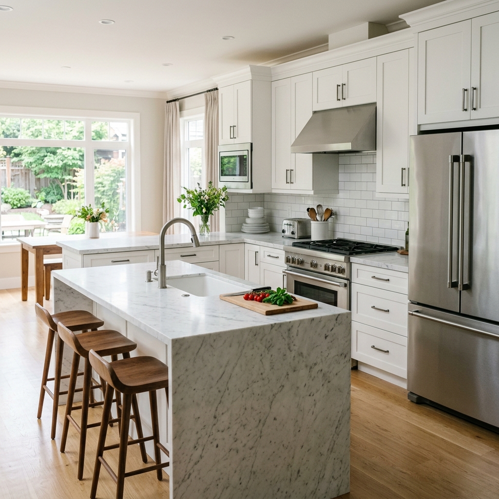 Custom cabinetry kitchen renovation project