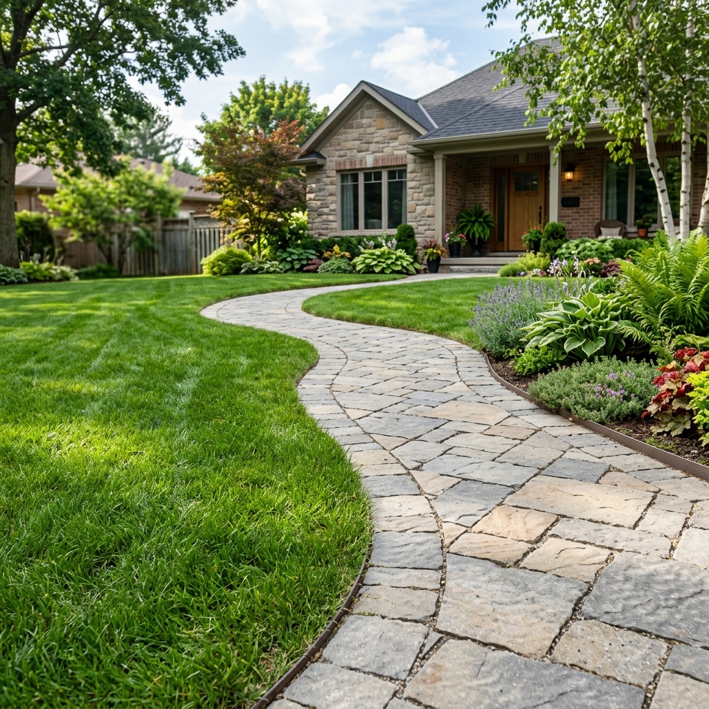 Lawn maintenance landscaping